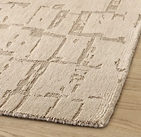 <span class=keywords><strong>Tapis</strong></span> <span class=keywords><strong>de</strong></span> luxe moderne pour salon, en laine et viscose, couleur <span class=keywords><strong>sable</strong></span>, à rayures oscillantes, à poils ras, texturé, ton Abrash - Product Image 2