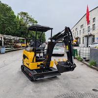 Mini-excavatrice de 1,8 tonne, moteur, expédition directe de l'usine, conforme aux normes agricoles, résidentielles et de construction