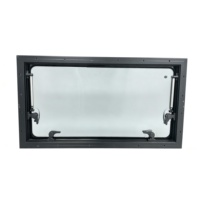 Fenêtre à double vitrage pour caravane RV, vitrage extérieur, panneau acrylique intérieur