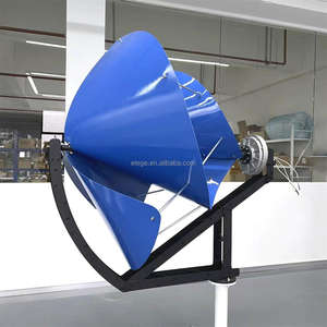 Generador de Turbina Eólica Pequeña de 1000W, 12V/24V, Eje Horizontal, Sistema de Generación de Energía Eólica de Arquimedes para Techos de Casas en Zonas con Poca Viento - Product Image 1