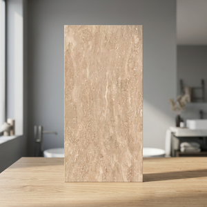 Vistaar Modern Glossy Polished Porcelain <b>Tiles</b> 600x1200mm Large Format Interior Floor Wall Design - Product Image 3
