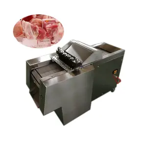Factory sales fish head cutting machine meat mincer cutter slicer ham cut steak chicken cuber automatic dice meat dicer machine