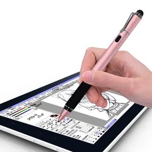 Lápiz óptico 2 en 1 para teléfonos inteligentes, lápiz de escritura de dibujo táctil con pantalla capacitiva Universal para Xiaomi y Android