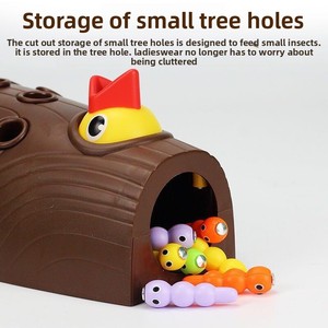 Grand poulet oiseau pic insecte attraper jeu parent-enfant jouet éducatif interactif pour bureau e-commerce transfrontalier" - Product Image 4