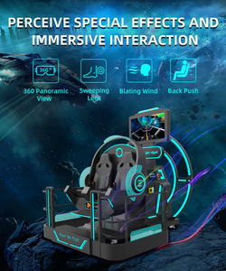L'amusement de la machine VR de divertissement 9D monte le plein simulateur du cinéma VR 720 de montagnes russes de la fonction 360 avec du CE Rohs pour le terrain de jeu - Product Image 4
