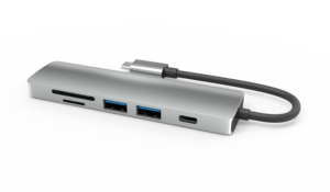 Adaptador Hub <span class=keywords><strong>Hc</strong></span>-13c 6 en <span class=keywords><strong>1</strong></span>, Lector de Tarjetas Usb3.0, Carga Rápida PD, Hub Usb-c Tipo C para Portátil - Product Image 5