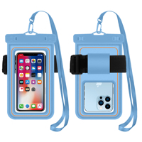 Housse pour téléphone portable Pochette étanche pour téléphone portable Étui pour téléphone de salle de bain Sac de voyage étanche pour la natation avec logo personnalisé
