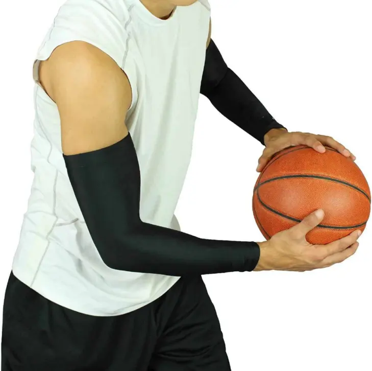 Summer Unisex Plus Size Cycling Basketball Silicone Compression Arm Sleeves