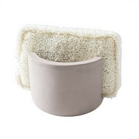 Étagère de rangement moderne pour éponges de cuisine, séchage rapide, absorption de l'humidité, organisation du comptoir