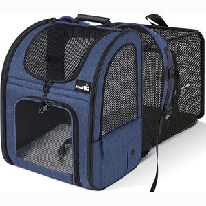Muestra Gratuita de Transportadora para Mascotas, Transportadora Plegable para Gatos Aprobada por Aerolíneas, con Laterales Suaves y Almohadilla de Felpa Extraíble para Gatos y Cachorros - Product Image 1