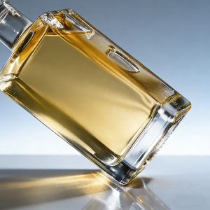 Botella <span class=keywords><strong>de</strong></span> Vidrio Cuadrada <span class=keywords><strong>de</strong></span> 375ml, 500ml, 750ml para Vodka, Ginebra, Sherry, con Tapa - Product Image 3