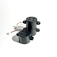 Buzzer d'alarme piézoélectrique actif SWT 52,5 mm 2,5 kHz DC avec attaches de montage et faisceau pré-câblé pour système d'alarme antivol de véhicule