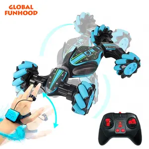 Globale Funhood GW124 Rock Crawler RC Torsione Auto Gesto di Controllo con la Vigilanza A Distanza Double Sided Stunt Car