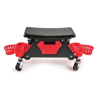 Laveuse de voiture mobile sur roulettes avec plateaux de rangement pour mécaniciens et professionnels de la detailing