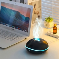 Nouveau diffuseur d'aromathérapie à ultrasons 3D effet flamme, humidificateur d'arômes USB de table pour la maison et l'hôtel