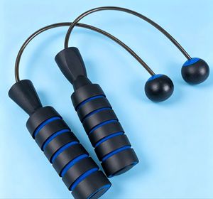 La cuerda de saltar inalámbrica de bolas pequeñas es adecuada para el ejercicio diario y es cómoda de guardar. - Product Image 4