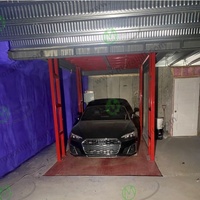 Système de stationnement de voiture de fosse hydraulique garage stockage automatique ascenseur de stationnement de gerbeur souterrain à 2 niveaux