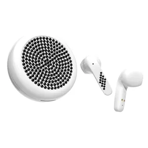 Fones de ouvido sem fio Diamond Inlay 5.3 Bluetooth Fones de ouvido intra-auriculares com estojo de carregamento sem fio