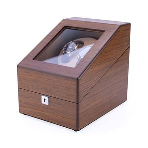 MC Protective Boîte à <span class=keywords><strong>montres</strong></span> électrique de luxe à 4 emplacements, rectangulaire, avec remontoir silencieux, revêtement en similicuir suédé et écran d'affichage, pour <span class=keywords><strong>montres</strong></span> US - Product Image 5