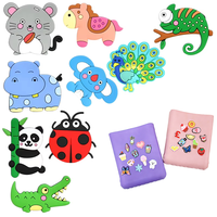 Sac breloques décoratives pour grands sacs en caoutchouc fleur animaux breloques accessoires pour plage fourre-tout en caoutchouc