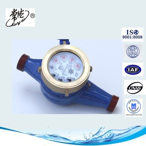 Compteur d'eau multi-jets à sec en laiton LXSG-15-50, réglable externement, horizontal, séparation eau froide et eau usée, personnalisable OEM - Product Image 3