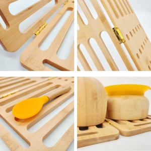 Escurridor de Platos YCZM, Escurridor de Platos de Bambú, Escurridor de Platos Plegable, Escurridor de Platos de Madera - Product Image 3