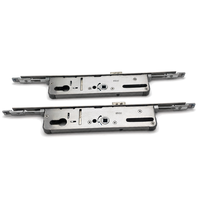 Serrure de porte à loquet à rouleaux en alliage de zinc et plaque en acier inoxydable multipoints 8535, vente directe usine, pour ensemble de serrures de porte en PVC et en acier