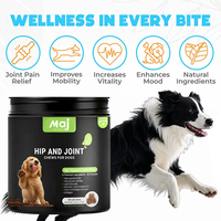 Complément alimentaire pour chiens OEM 120 Soft Chews pour les hanches et les articulations, glucosamine, soulagement de la douleur, chondroïtine, compléments avancés pour les hanches et les articulations