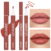 Maquillage anti-taches naturel imperméable à l'eau longue durée séchage rapide rouge à lèvres couleur liquide marqueur de tache de lèvre stylo crayon à lèvres