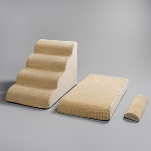 Pet Staircase 4+1 <b>Step</b> 50cm High Washable Dog Cat Ramp Bed Mat For Small Pets - Product Image 3