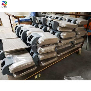 مقعد LXRV قابل للطي لحافلات تويوتا كوستر مع دعامة تثبيت معدنية بقطعة تخميد وحزام أمان - Product Image 4