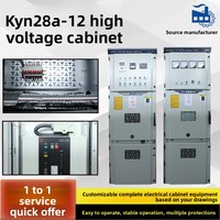 Armoire moyenne de distribution haute tension KYN28A-12 10KVA 600A avec mesure de ligne et équipement électrique complet