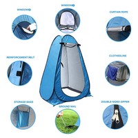 Vente en gros tente pop-up automatique tente de douche portable en plein air camping salle de bain vestiaire toilette tente