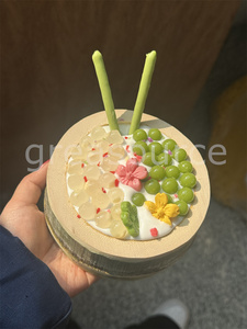 Bamboo <b>Tube</b> Ice Cream Simulation Model Displays Food Mode Adorable Hollow Creamy Topped Cute Swimming Match <b>Bubble</b> Dessert Shop - Product Image 4
