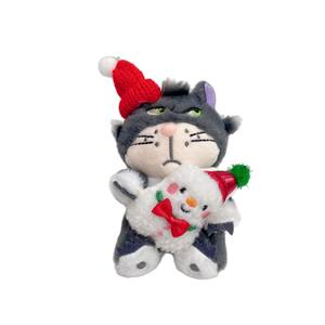 Serie natalizia 4 pollici pinguino <span class=keywords><strong>lucifero</strong></span> capibara Premium peluche bambola portachiavi ciondolo Super morbido orso PP cotone per borse - Product Image 2