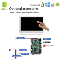 Panel LCD AUO 7.0 inci 800*480 Antarmuka LVDS G070VW01 V012 Layar Temperatur Lebar Tampilan Turnstile Modul LCD 7 Inci