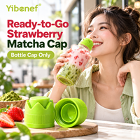 Emballage personnalisé de poudre de thé vert matcha à la saveur fraise en gros