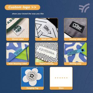 Serviette <span class=keywords><strong>de</strong></span> plage en microfibre éponge, grande, compacte, impression numérique, logo, vente en gros à bas prix, pour la salle <span class=keywords><strong>de</strong></span> <span class=keywords><strong>bain</strong></span>, la <span class=keywords><strong>piscine</strong></span> - Product Image 5