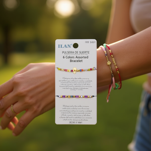 Braccialetto Portafortuna Ilan in 6 Colori Assortiti - Product Image 3