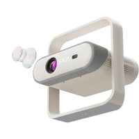 Proyector OEM 2026, Diseño Elegante y Sencillo, Enfoque Automático, Mini Portátil, 400ANSI LCD, Smart WiFi 6 HD 1080P, Cine en Casa, Video 4K