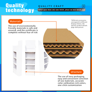 Custom <strong>POP</strong> Floor Cardboard <strong>Display</strong> <strong>Stand</strong> Foldable Flooring Carton <strong>Display</strong> Rack Supermarket Store <strong>Corrugated</strong> <strong>Display</strong> Shelf - Product Image 6