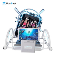 Simulador de vuelo de 360 grados, silla de realidad Virtual 9d, 360 VR, para negocios VR