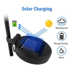 Solar Flame Garden <b>Light</b> <b>Led</b> Iron Art Decor With <b>Light</b> <b>Sensor</b> Outdoor Standing Lamp - Product Image 5