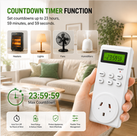 Interruptor Temporizador Digital con 19 Programas y Alta Capacidad de Carga de 15A