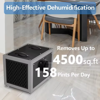 Déshumidificateur de plafond intelligent portable électrique ORVIS, nouvelle génération, dégivrage automatique, télécommande tactile LCD, 550 m³/h