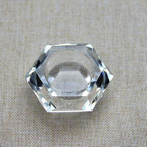 En Cristal Taillé à la <span class=keywords><strong>main</strong></span> En Verre Thé Lumière <span class=keywords><strong>Bougeoir</strong></span> MH-1709 - Product Image 5