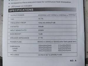 Amplificateur audio de voiture de <span class=keywords><strong>classe</strong></span> <span class=keywords><strong>D</strong></span> 5000W 12V, amplificateur de basse stéréo de <span class=keywords><strong>classe</strong></span> <span class=keywords><strong>D</strong></span> pour caisson de basses de voiture, 1 pièce - Product Image 6