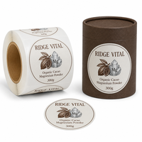 Étiquettes personnalisées en vinyle PVC autocollantes, imperméables, résistantes aux rayures UV, pour bouteilles, bocaux, contenants, impression de logo personnalisée