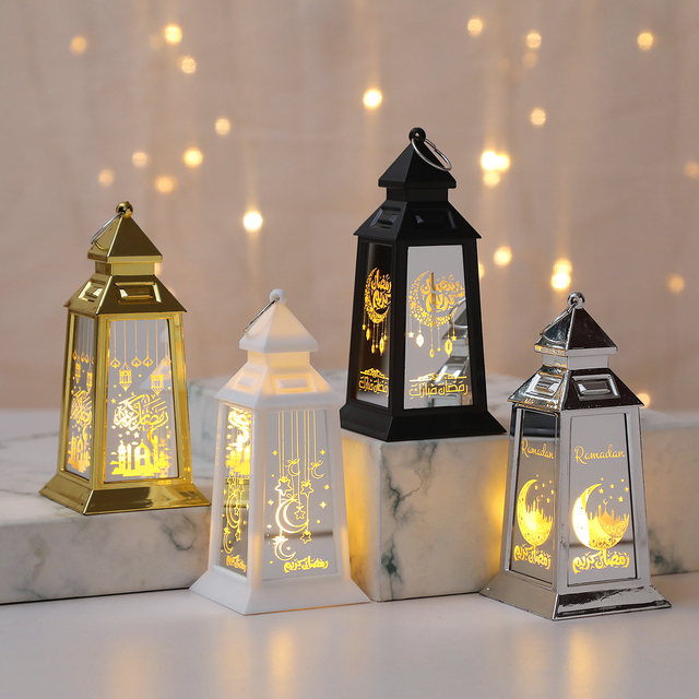 LED Lantern Lamp for Ramadan Decorations Muslim Islam Ornaments and Eid Mubarak Gifts New Product Category