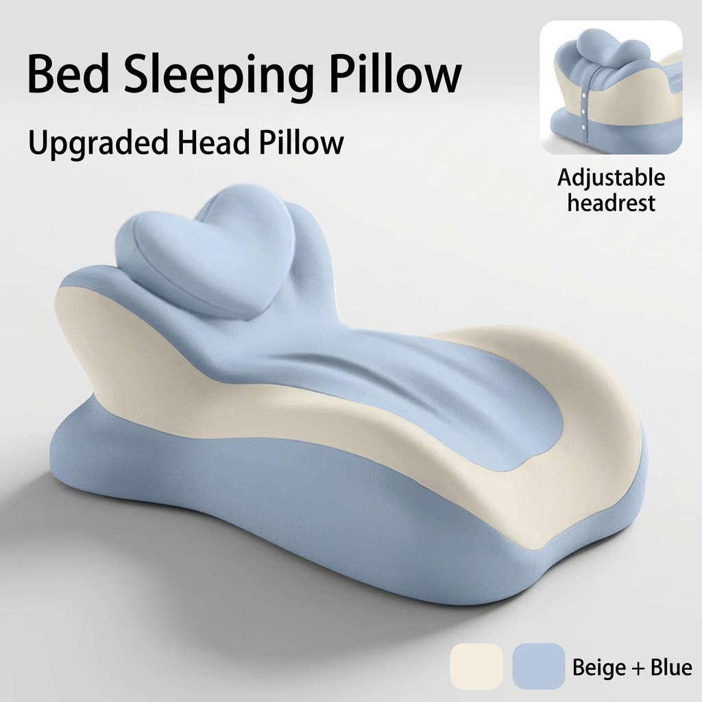 Light Blue [Heart Pillow Prone Sleeping Pillow]